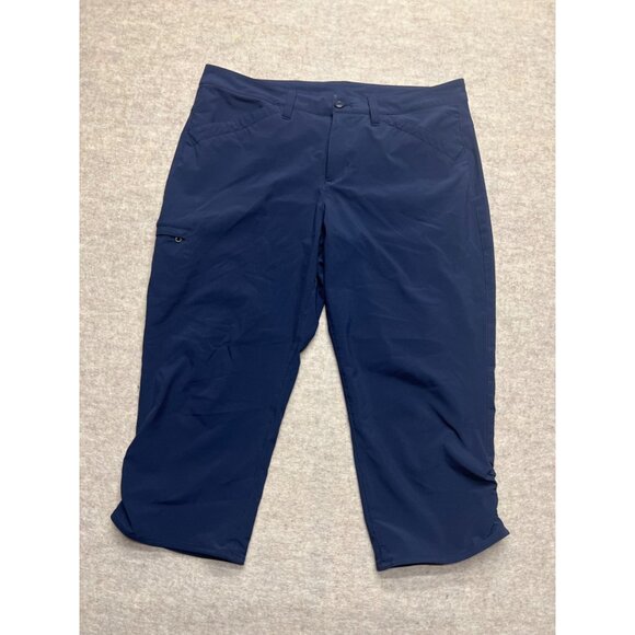 Eddie Bauer Pants - Eddie Bauer Blue Mid Rise Capri Pants Women's Size 12